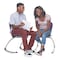 Virco ZUMA Series 18" Rocking Chair, 5th Grade - Adult - Navy Seat ZROCK18 - alternate 2